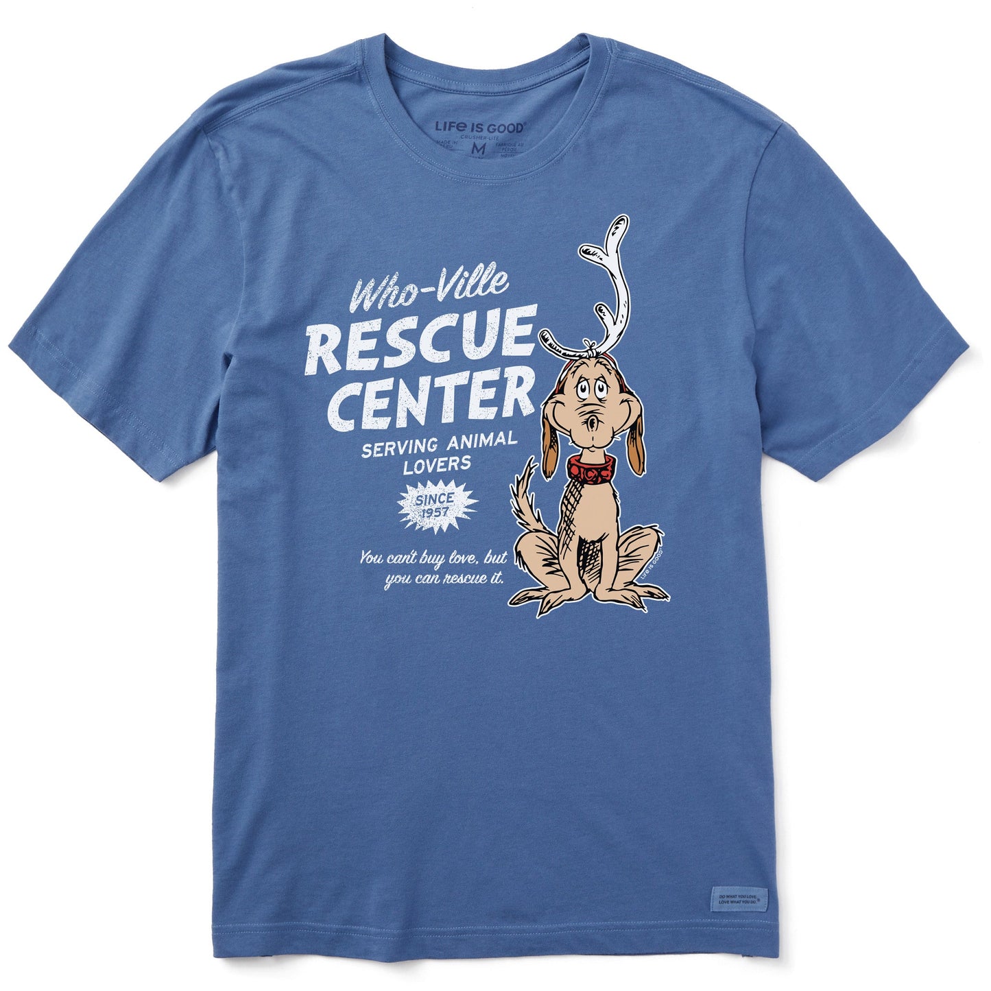 Men's WhoVille Rescue Center In Color Short Sleeve Crusher Tee