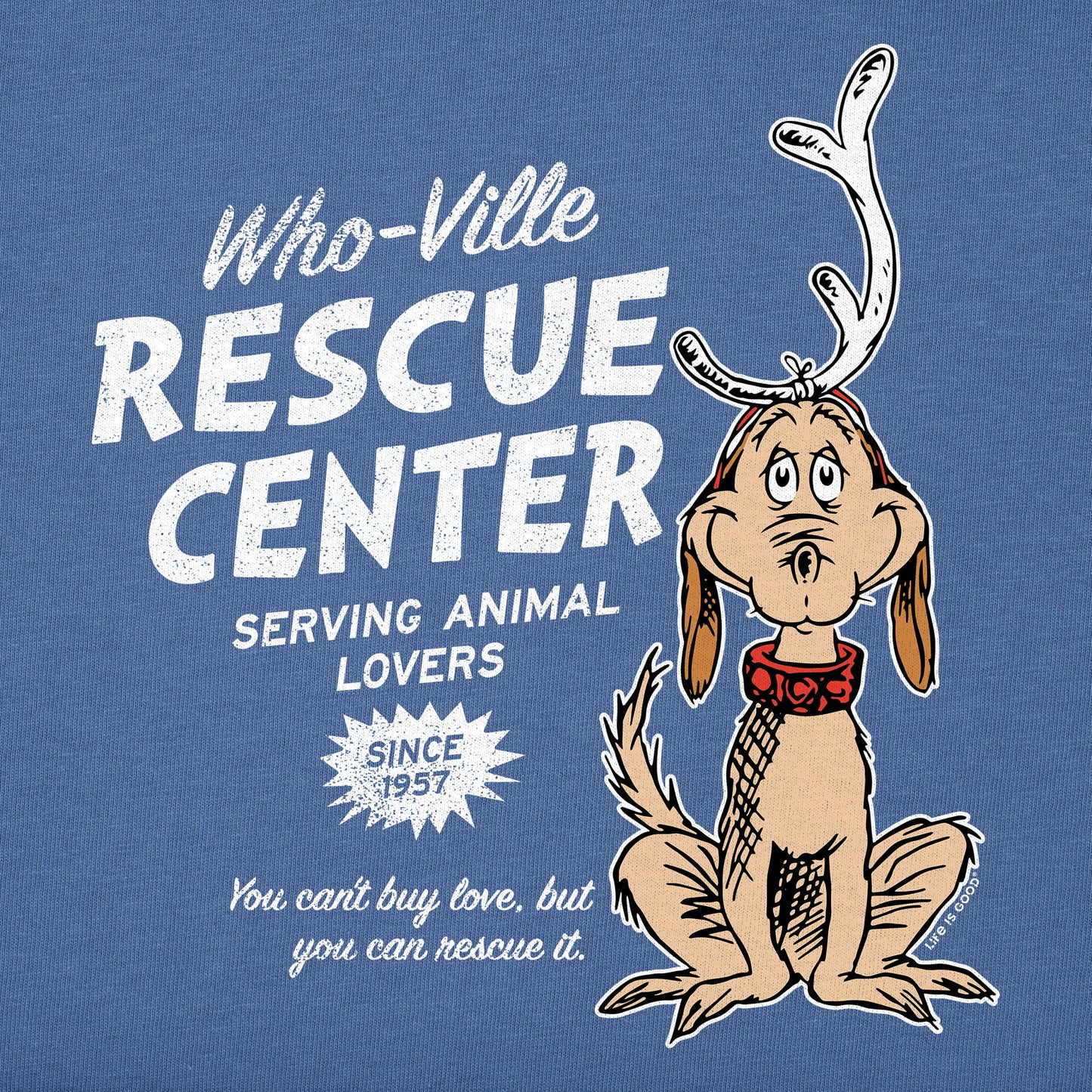 Men's WhoVille Rescue Center In Color Short Sleeve Crusher Tee