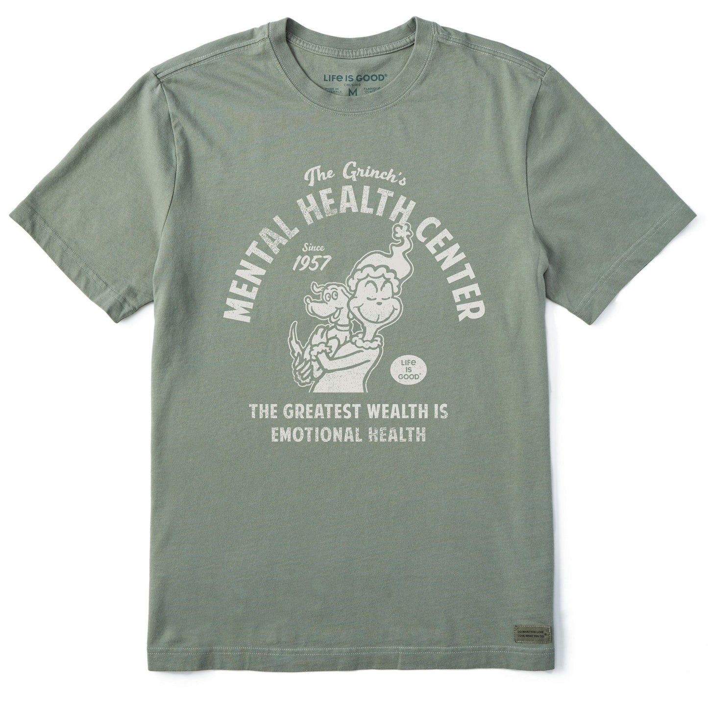 Men's Grinch Max Mental Health Center Short Sleeve Crusher Tee