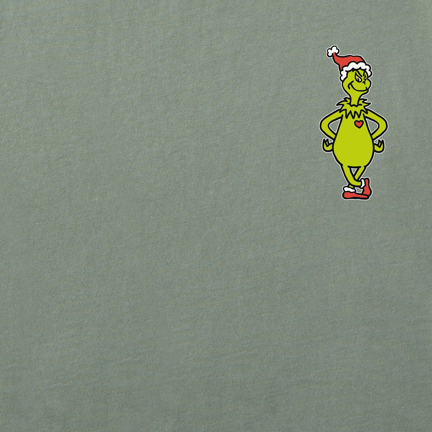 Men's Grinch Here for the Roast Beast Short Sleeve Crusher Tee