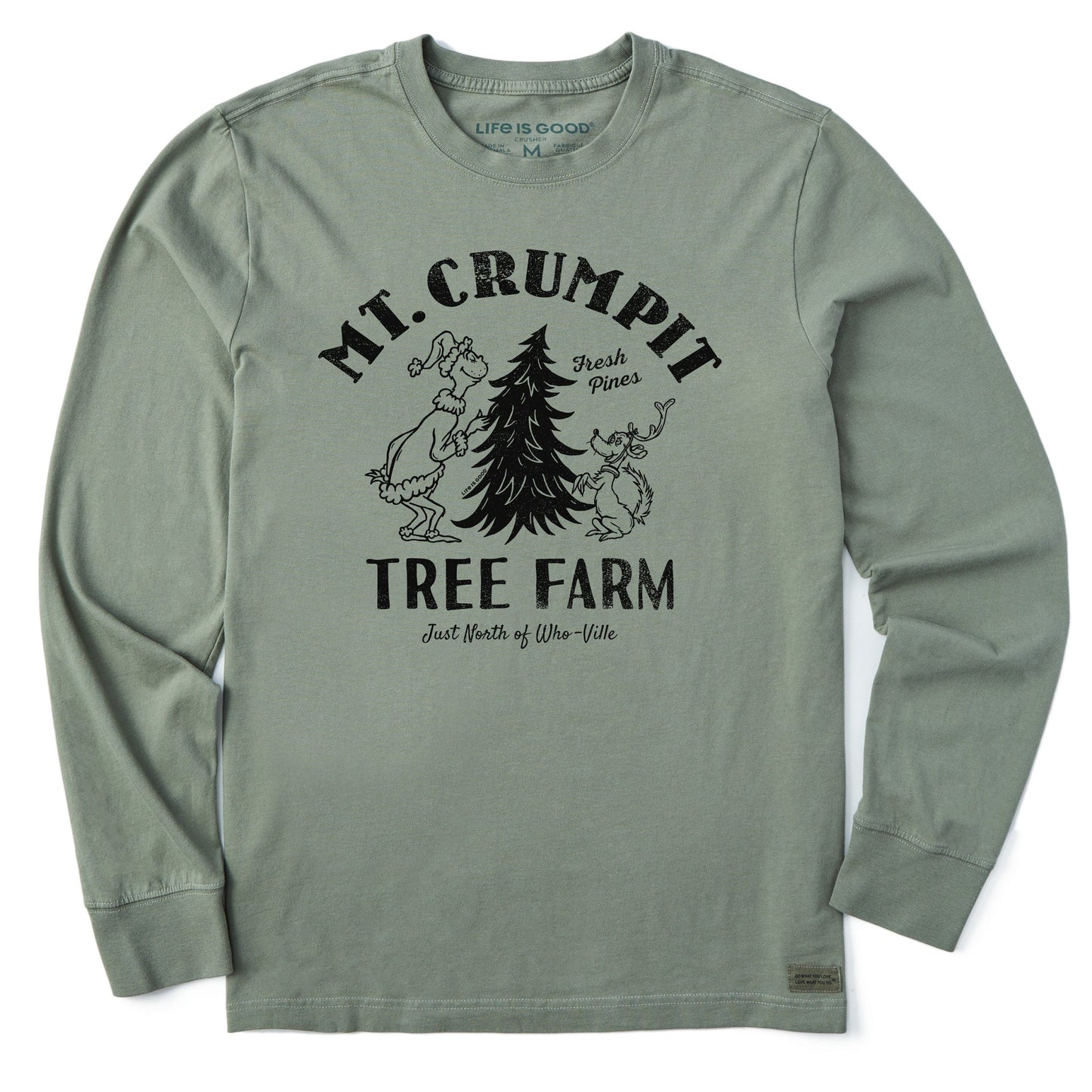 Men's Mt. Crumpit Tree Farm Long Sleeve Crusher Tee