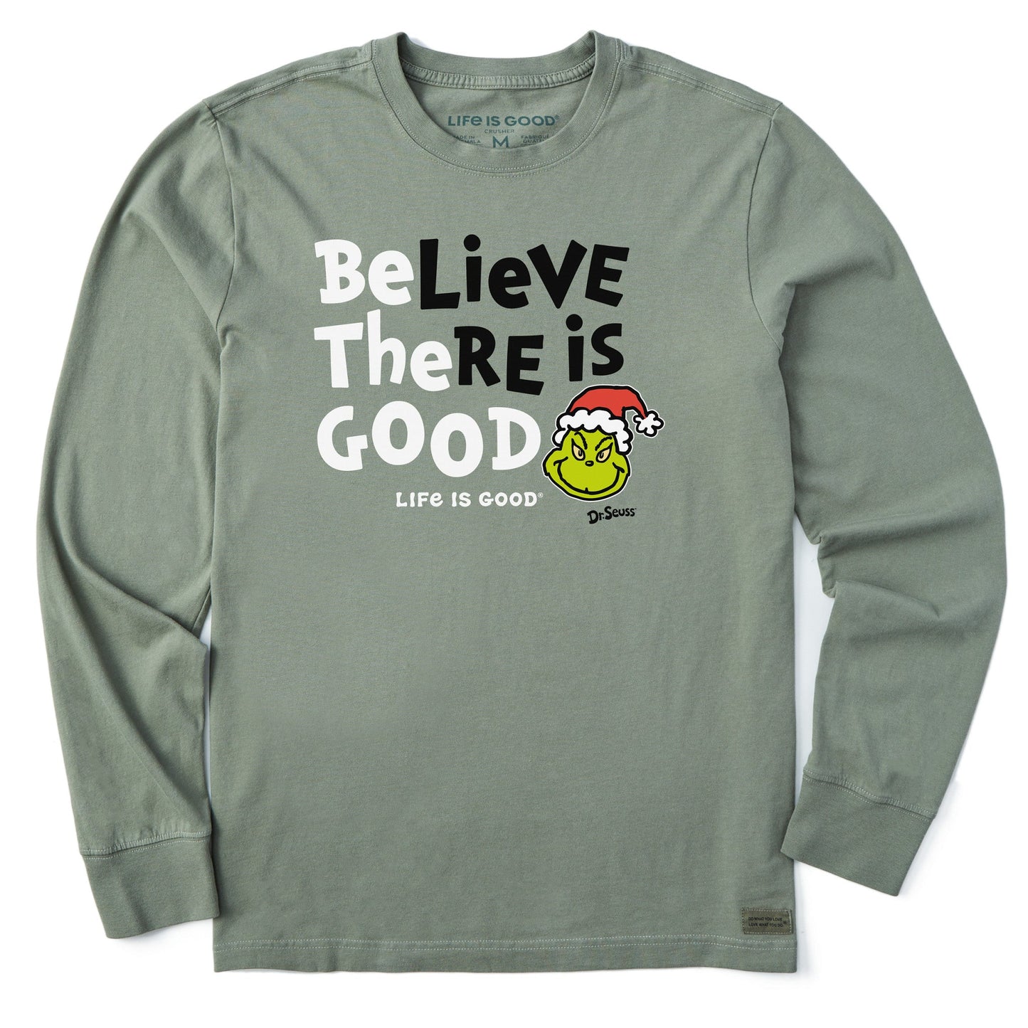 Men's Be The Good Grinch Long Sleeve Crusher Tee