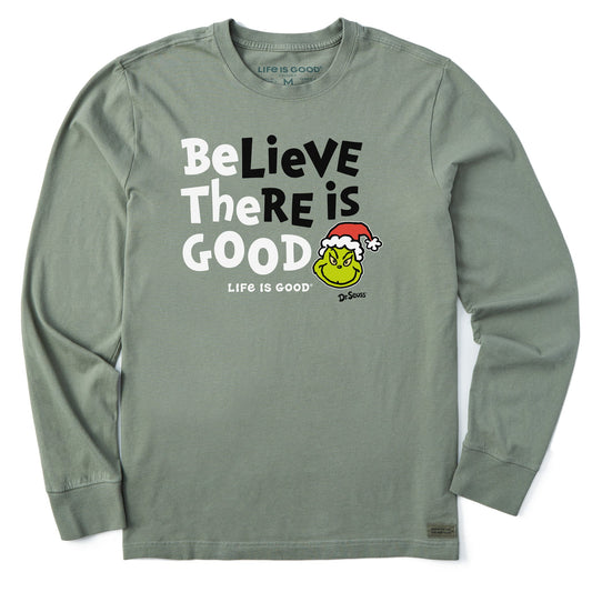 Men's Be The Good Grinch Long Sleeve Crusher Tee