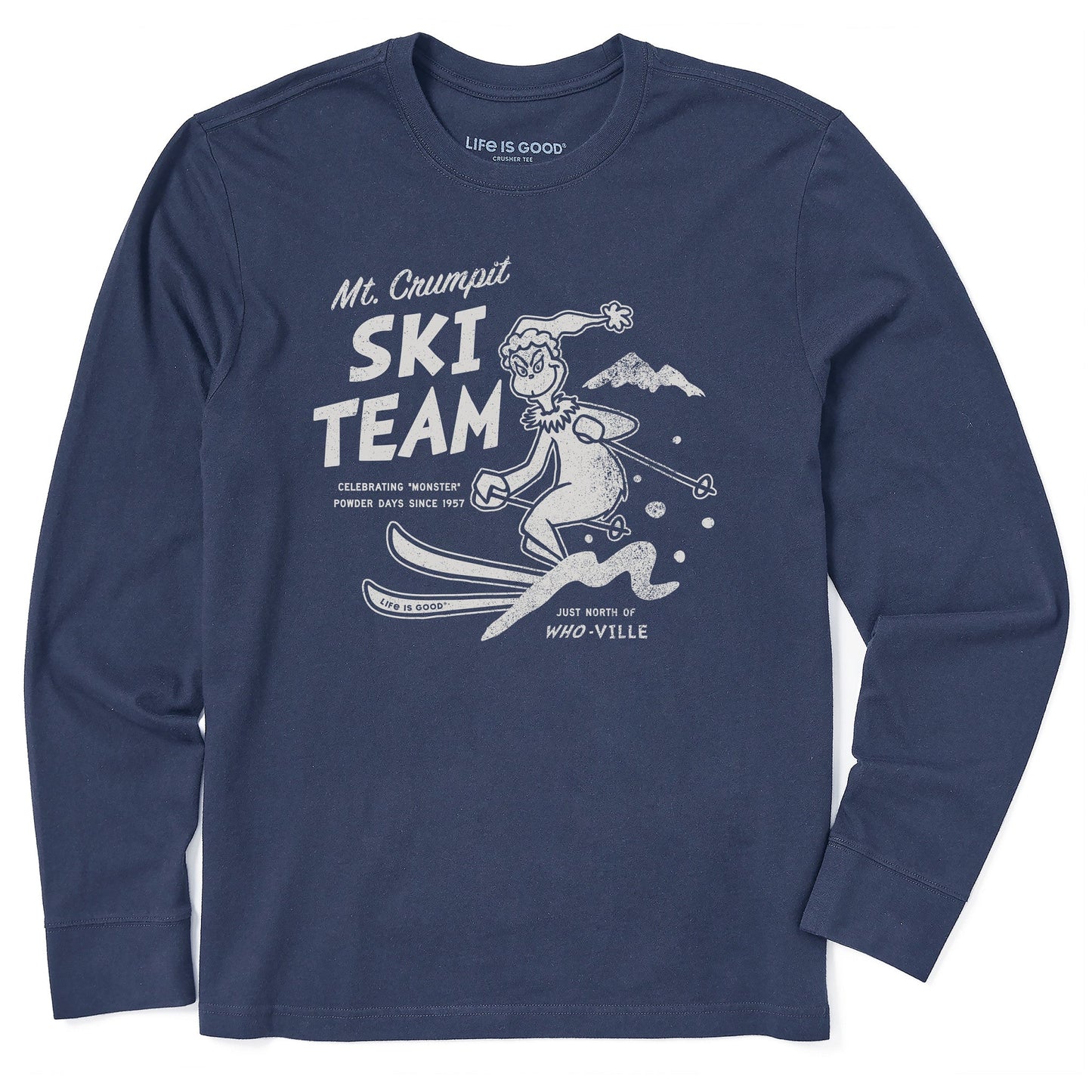 Men's Mt Crumpit Ski Team Long Sleeve Crusher Tee