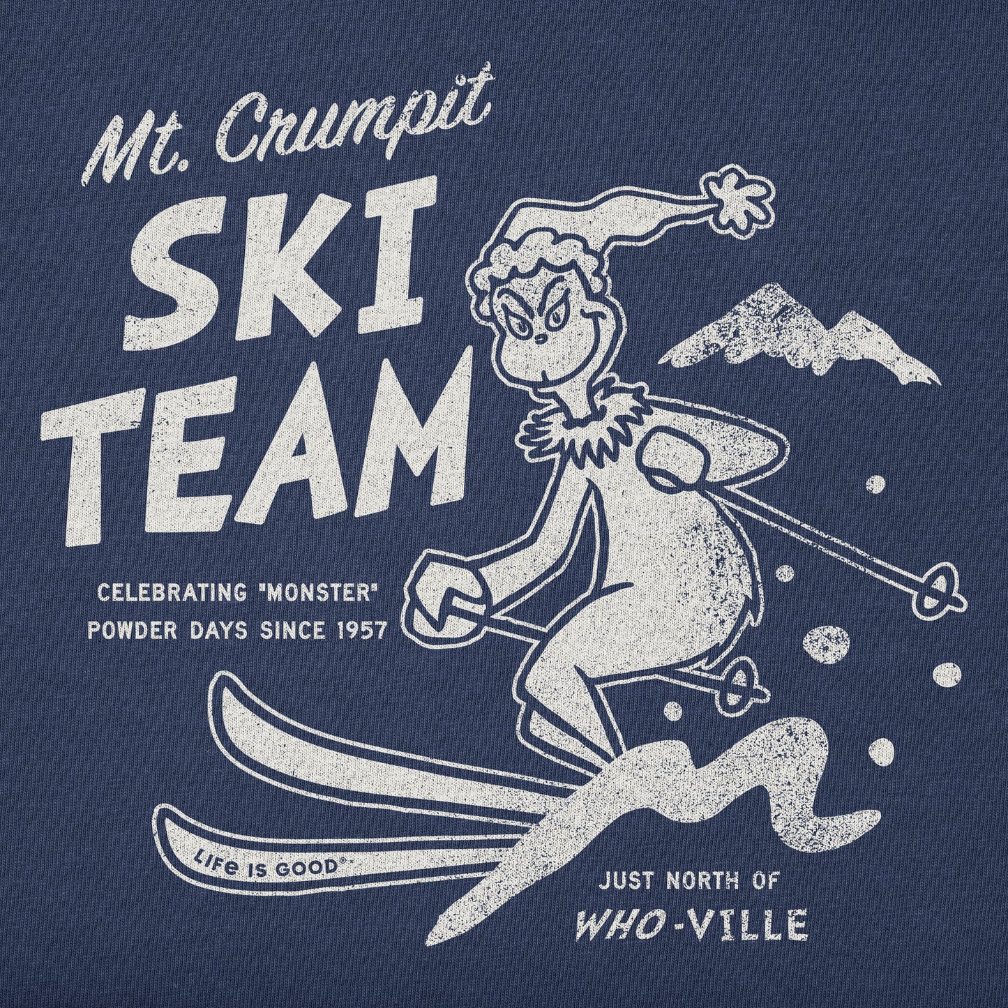 Men's Mt Crumpit Ski Team Long Sleeve Crusher Tee