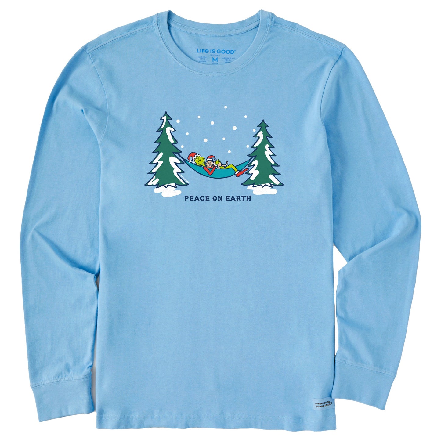 Men's Grinch and Max Hammock Long Sleeve Crusher Tee