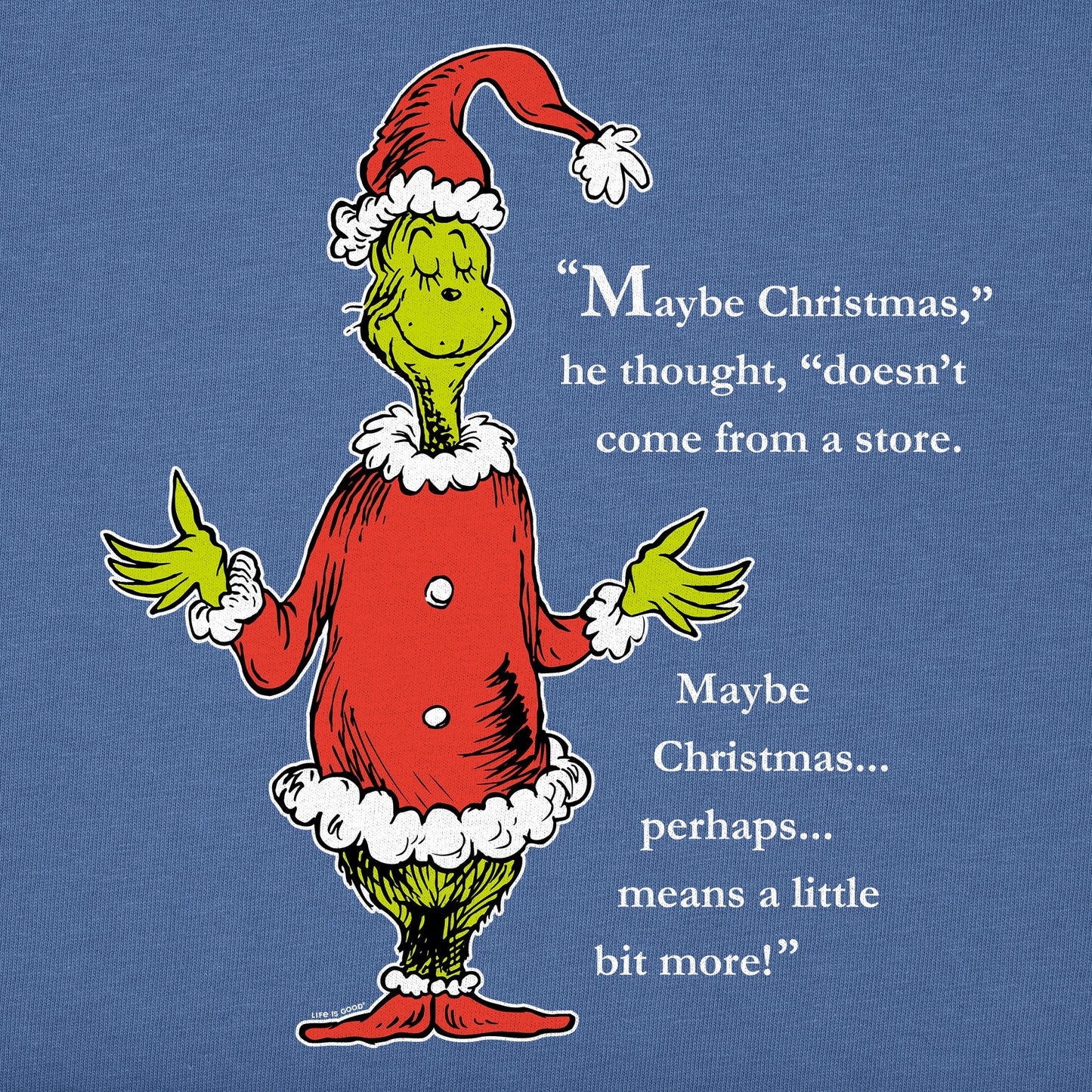 Women's Grinch Meaning of Christmas Long Sleeve Crusher Tee