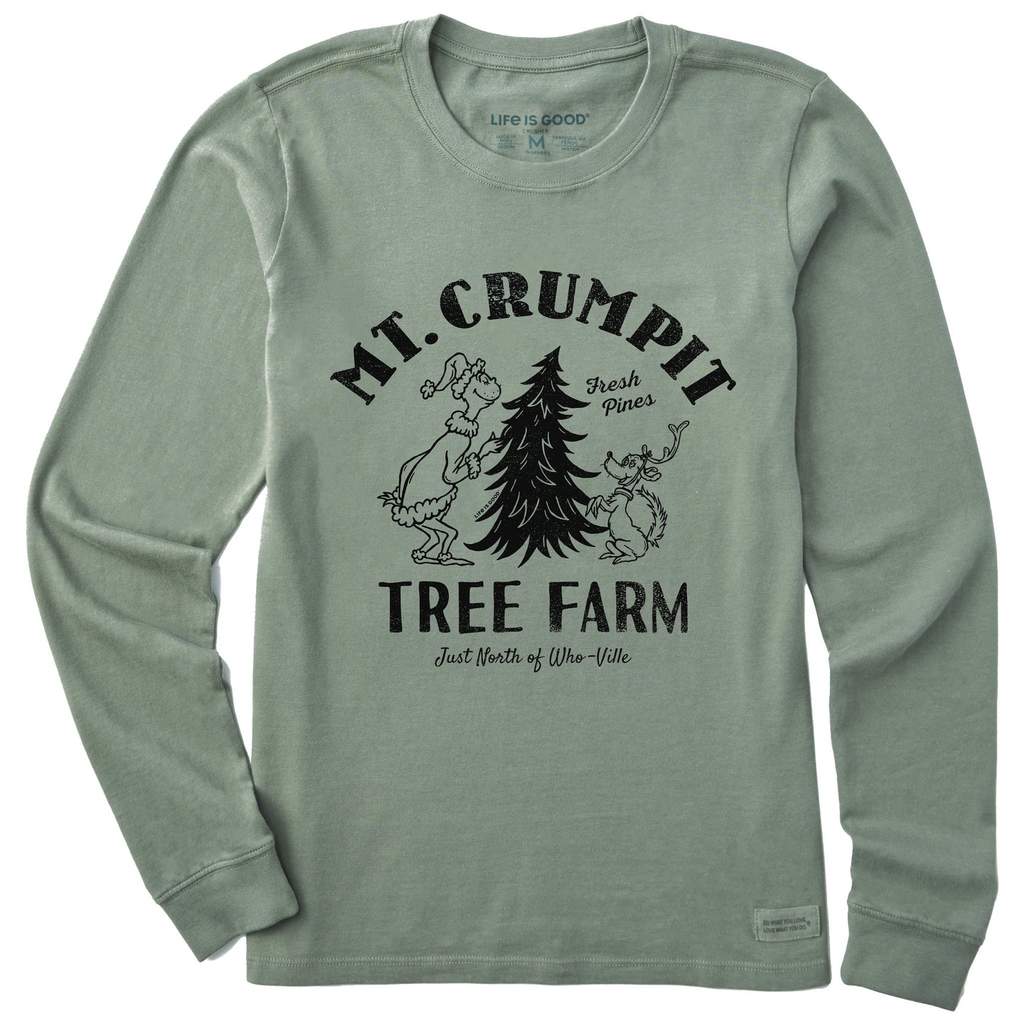 Women's Mt. Crumpit Tree Farm Long Sleeve Crusher Tee