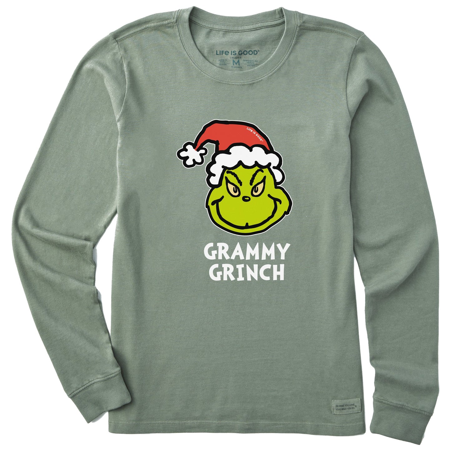 Women's Grammy Grinch Long Sleeve Crusher Tee