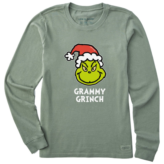 Women's Grammy Grinch Long Sleeve Crusher Tee