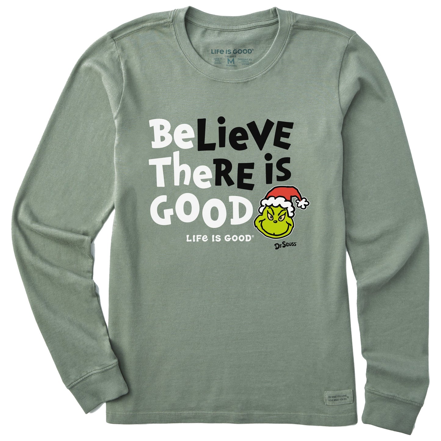 Women's Be The Good Grinch Long Sleeve Crusher Tee