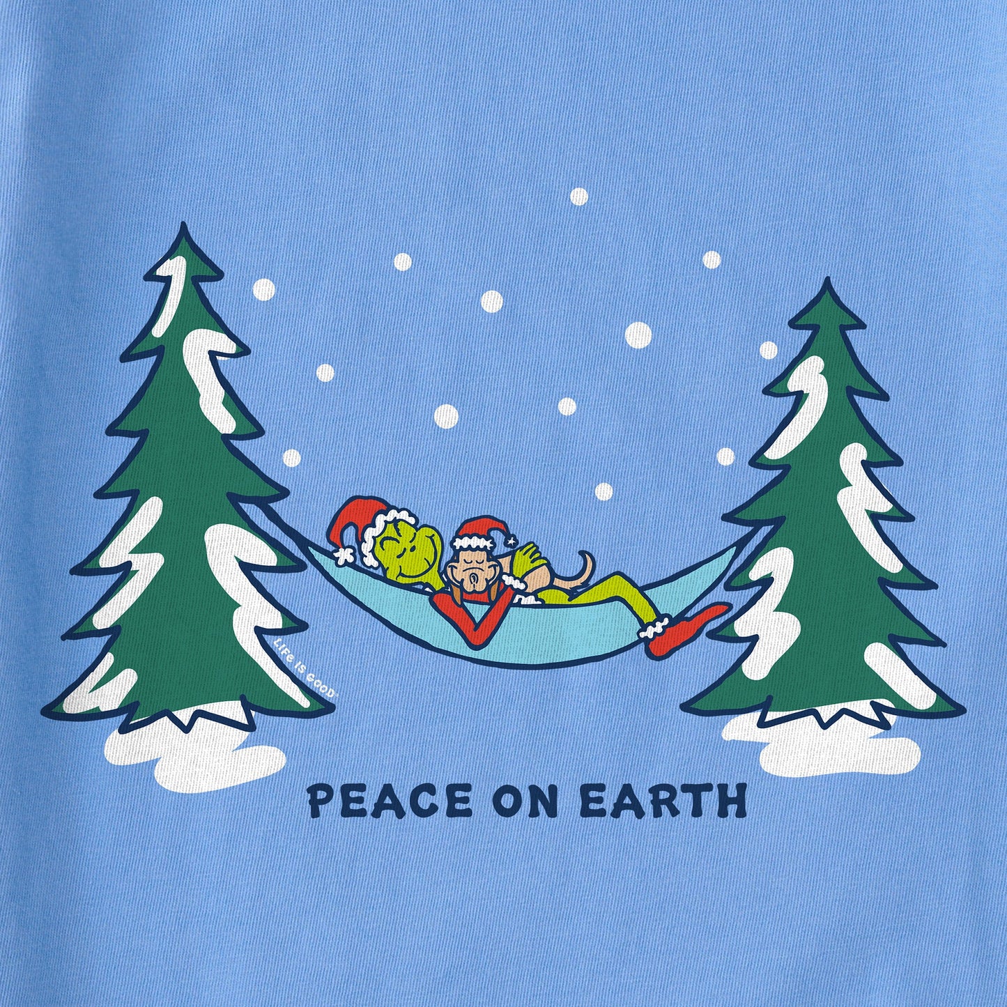 Women's Grinch and Max Hammock Long Sleeve Crusher Tee