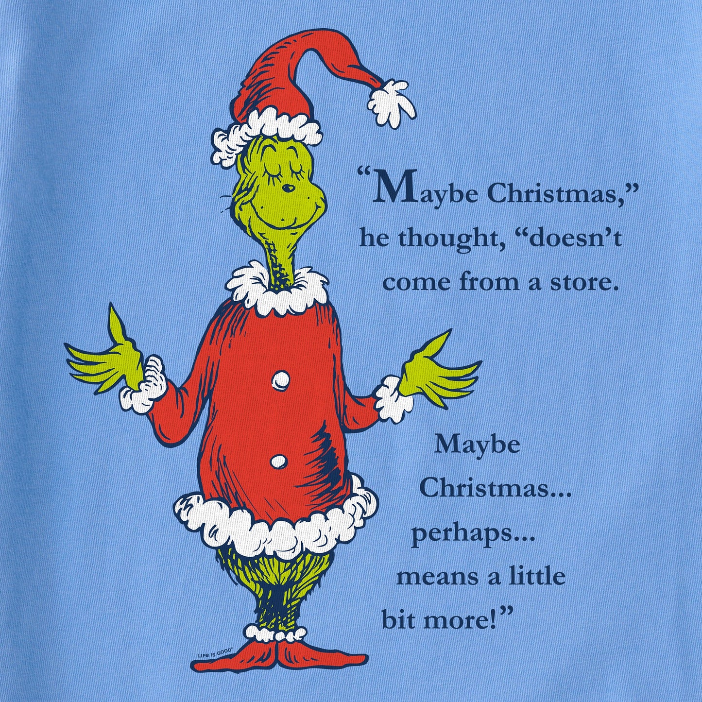 Women's Grinch Meaning of Christmas Long Sleeve Crusher Tee