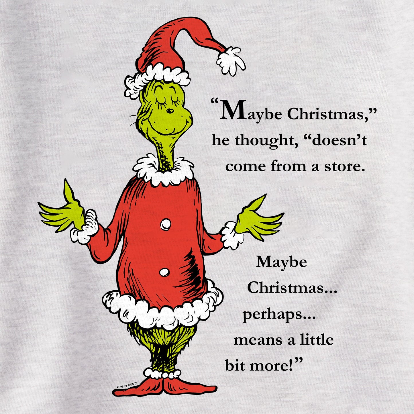 Women's Grinch Meaning of Christmas Simply True Crew