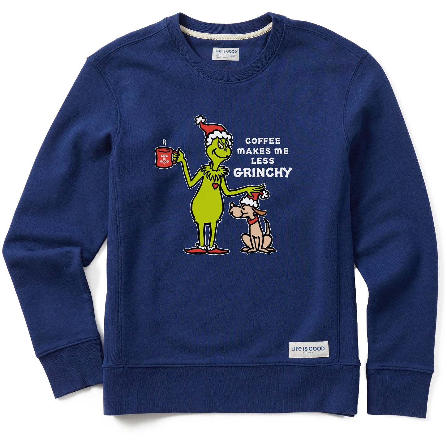 Women's Less Grinchy Coffee Simply True Crew