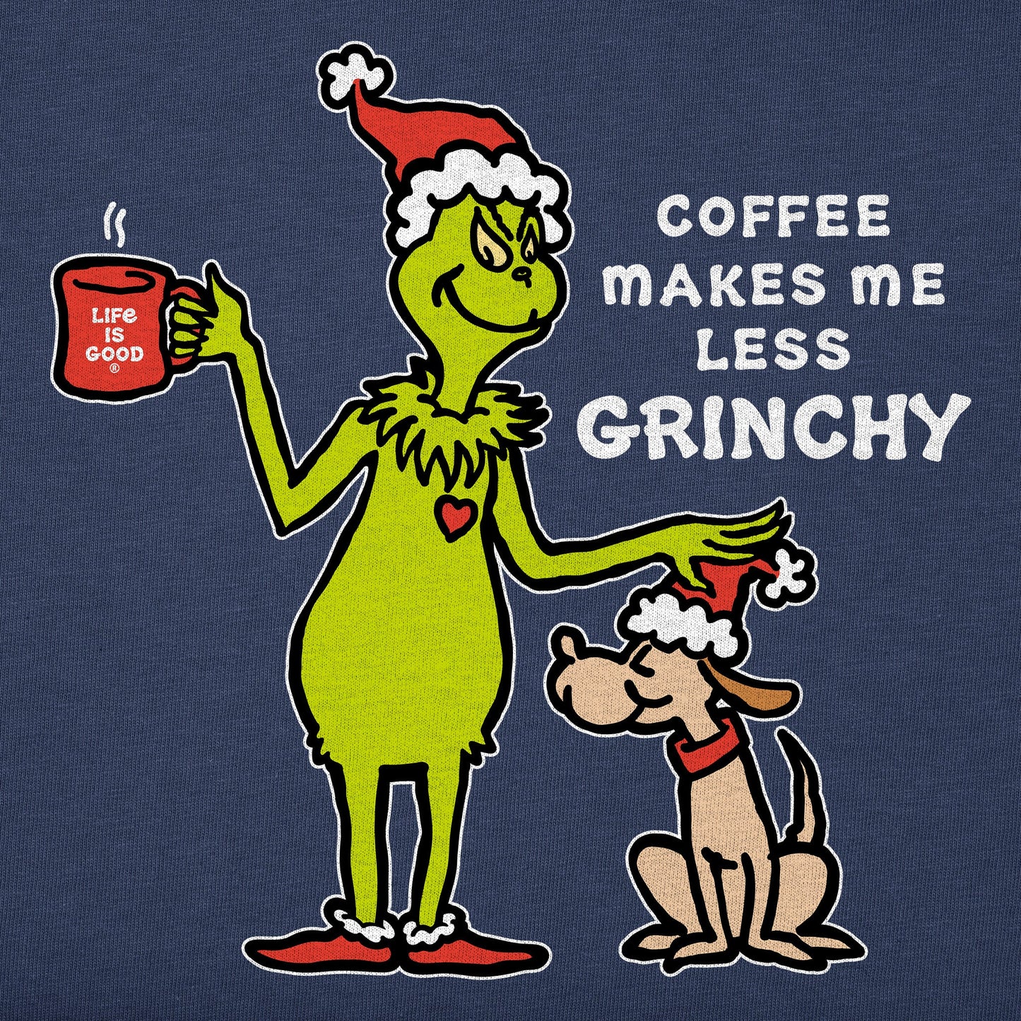 Women's Less Grinchy Coffee Simply True Crew