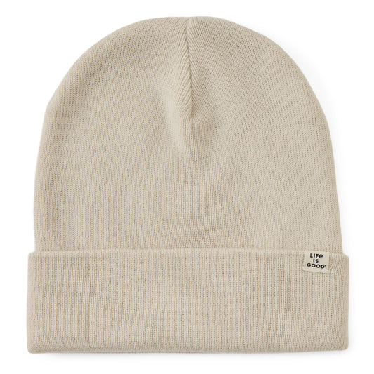 Adult Unisex Solid Cuff Beanie
