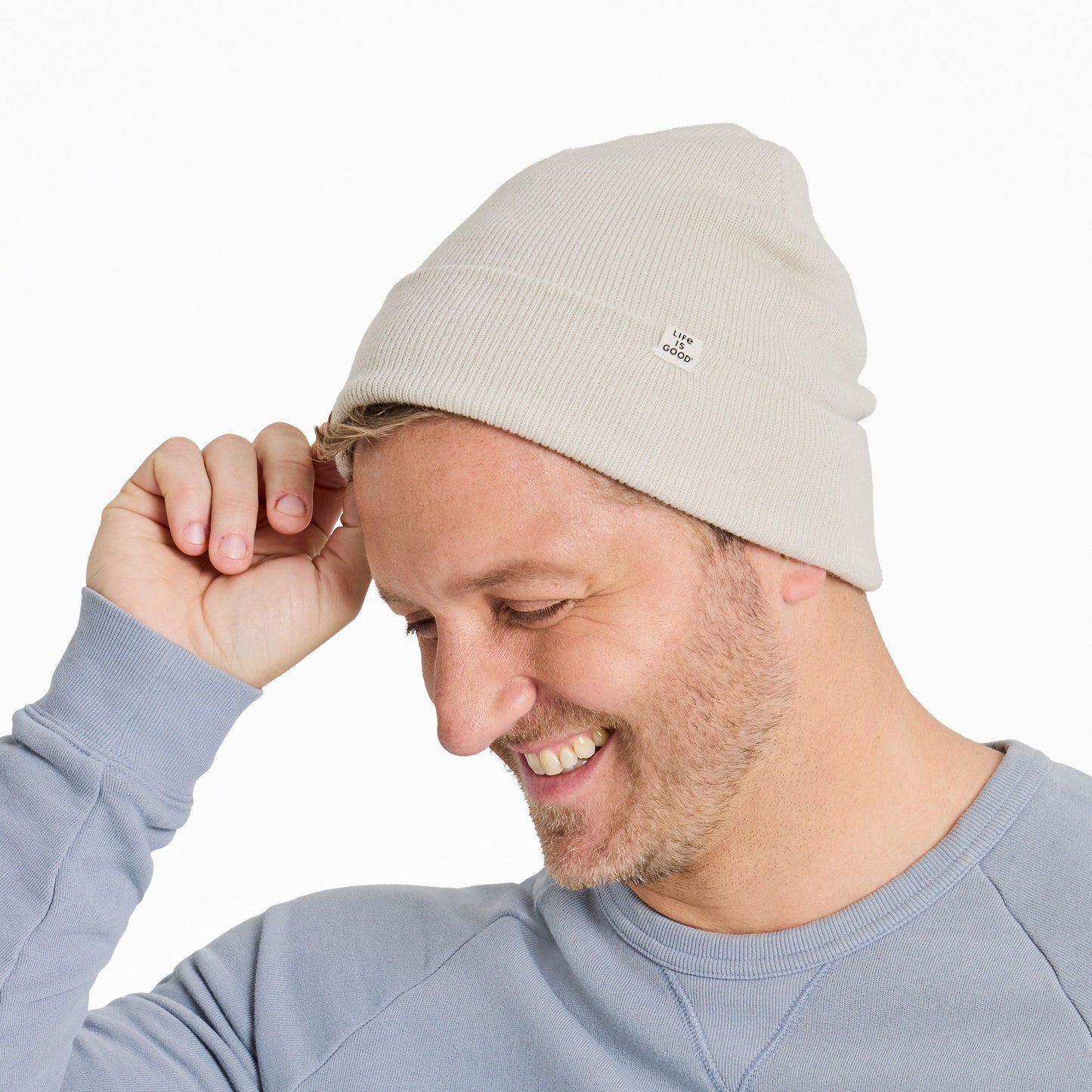 Adult Unisex Solid Cuff Beanie