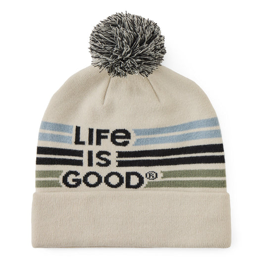 Adult Unisex Stripe LIG So Chill Beanie