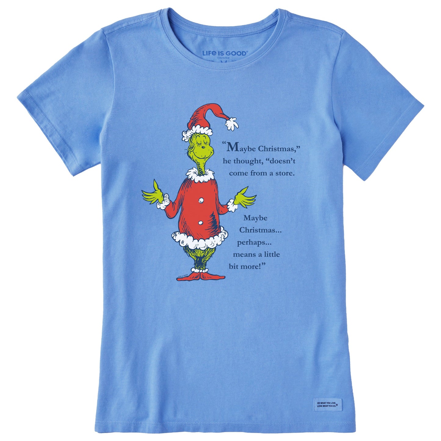 Women's Grinch Meaning of Christmas Short Sleeve Crusher Tee