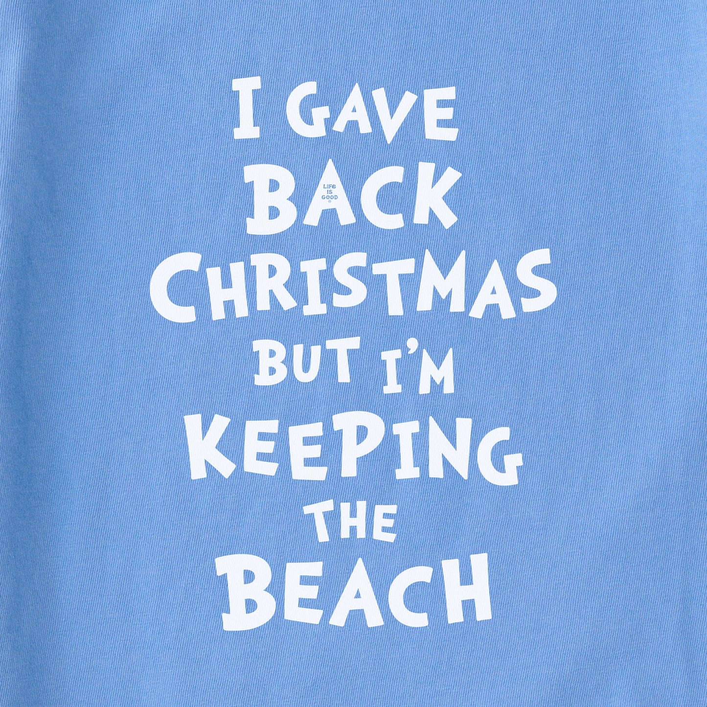 Women's Grinch Gave Back Christmas Beach Short Sleeve Crusher Tee