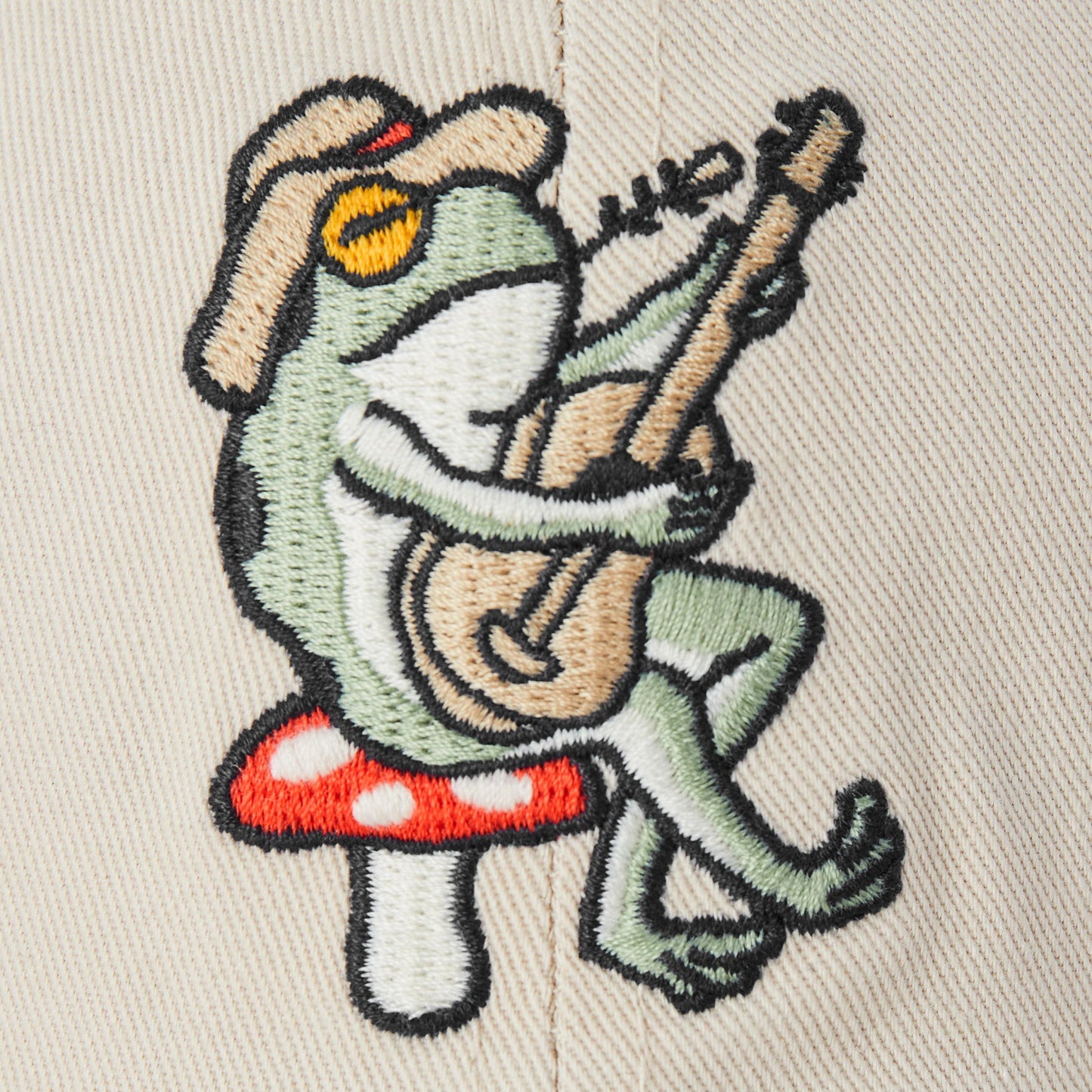 Adult Unisex Guitar Frog Chill Cap