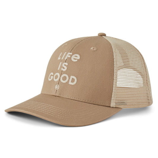 Adult Unisex LIG Wordmark Stacked Trucker