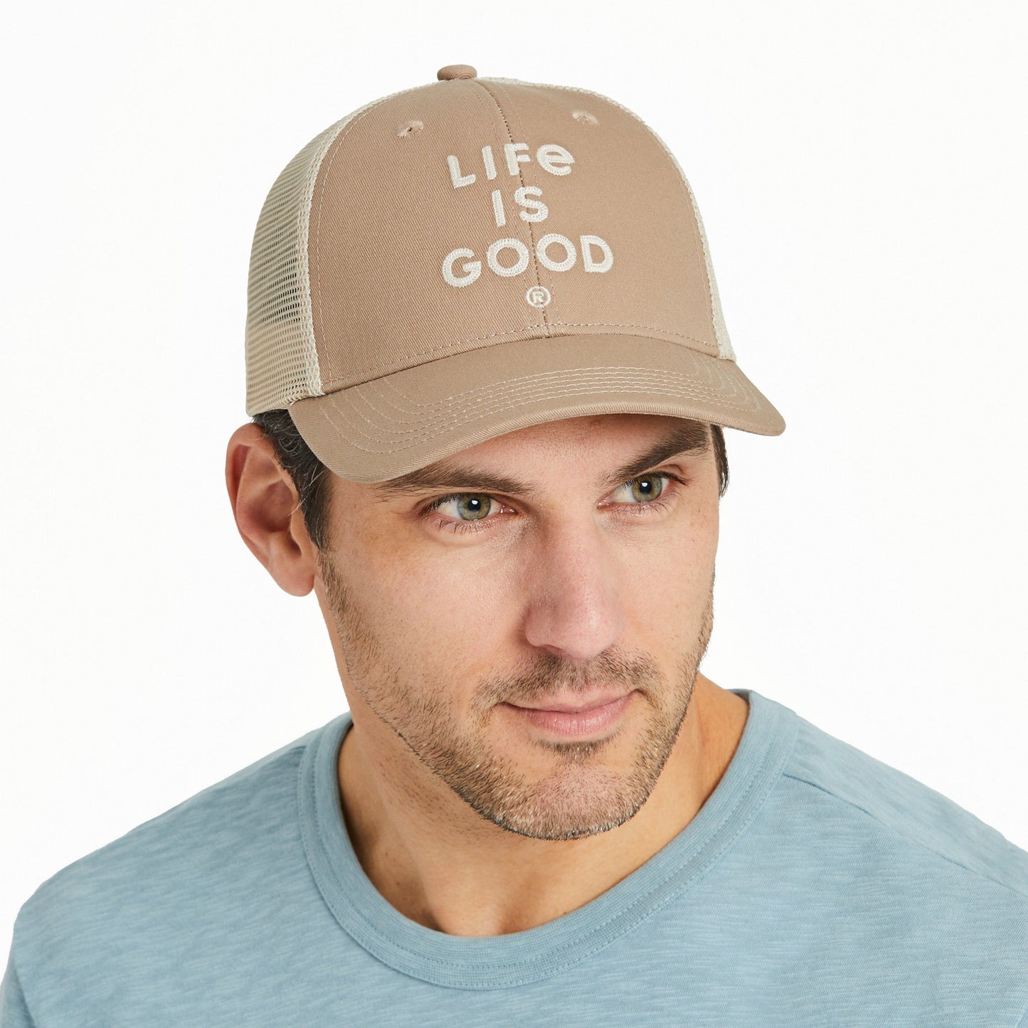Adult Unisex LIG Wordmark Stacked Trucker