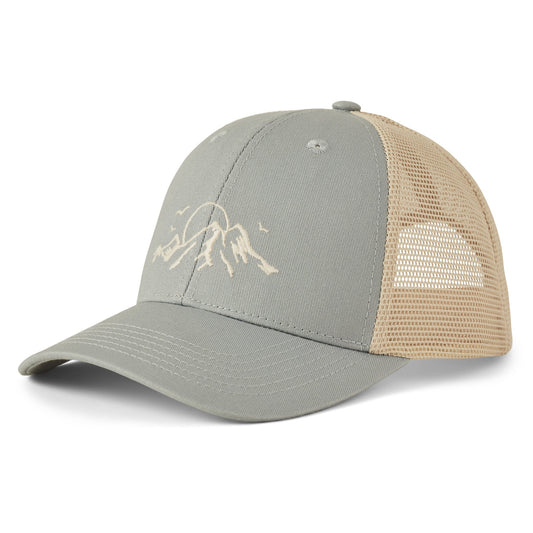 Adult Unisex Retro Mountain Range Trucker