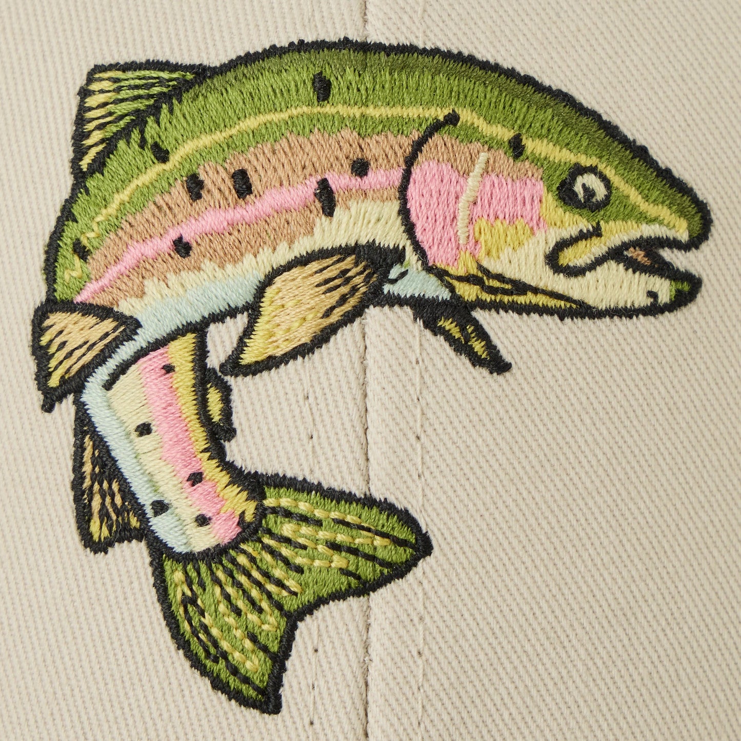 Adult Unisex Rainbow Trout Trucker
