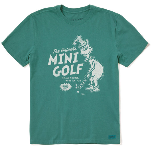 Men's Grinch's Mini Golf Short Sleeve Crusher Tee