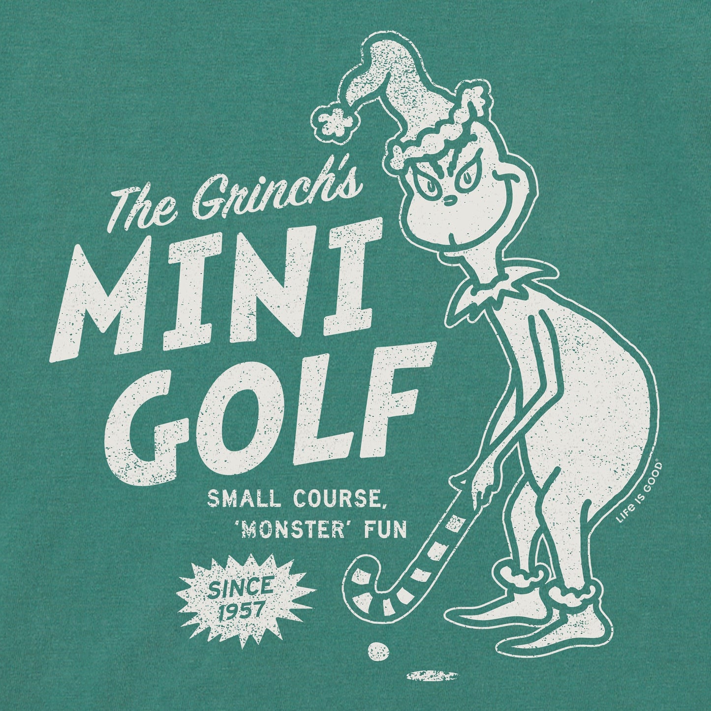 Men's Grinch's Mini Golf Short Sleeve Crusher Tee