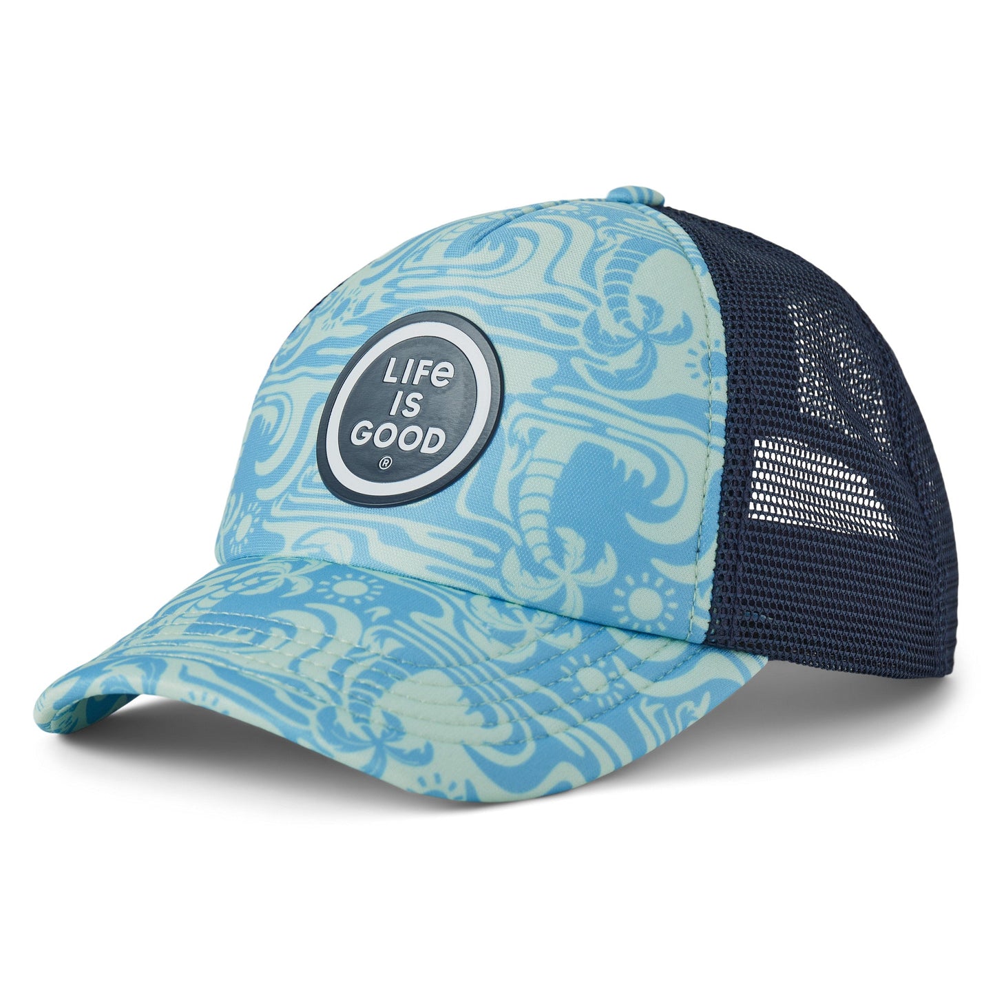 Day In Paradise Pattern Kids Trucker