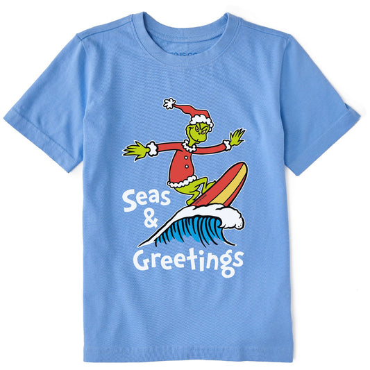 Kids Seas & Greetings Grinch Short Sleeve Crusher Tee
