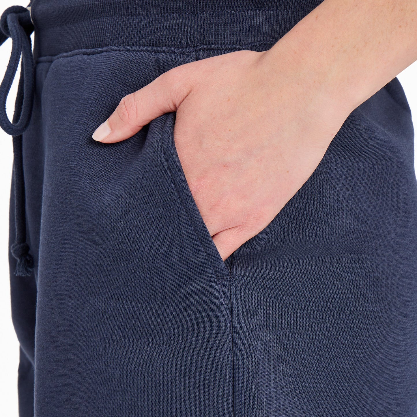 Women's Solid Good Vibes Fleece Shorts