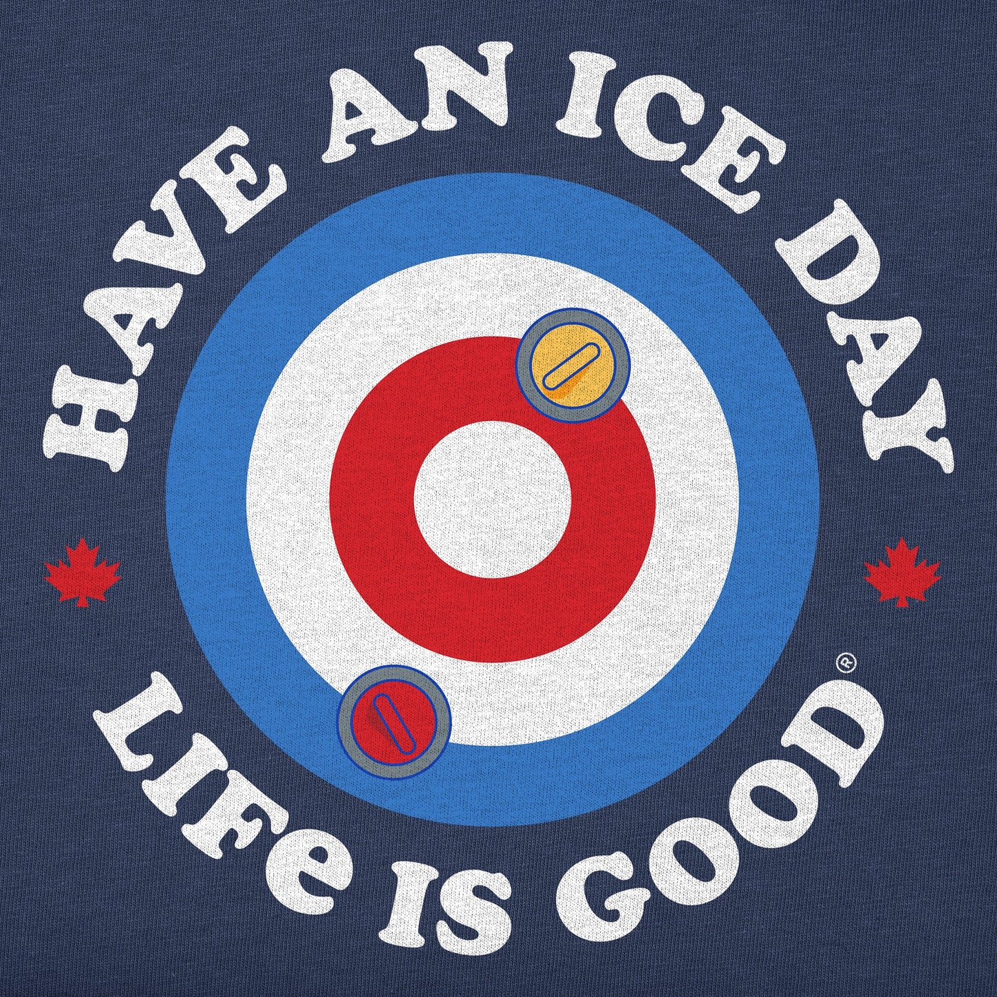 Men's Ice Day Curling Short Sleeve Crusher Tee