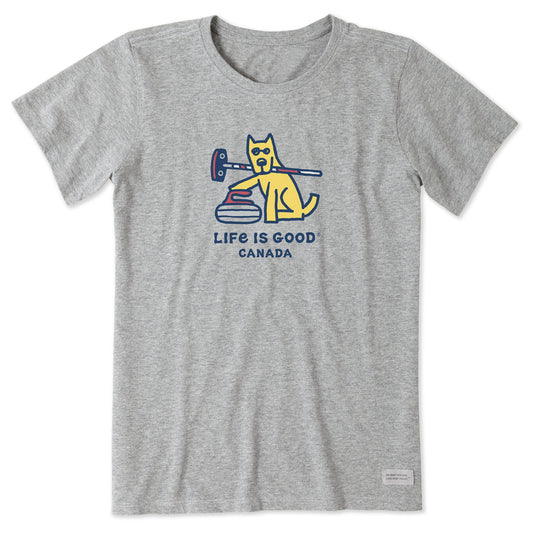 Women's Rocket Curling Canada Short Sleeve Crusher Tee