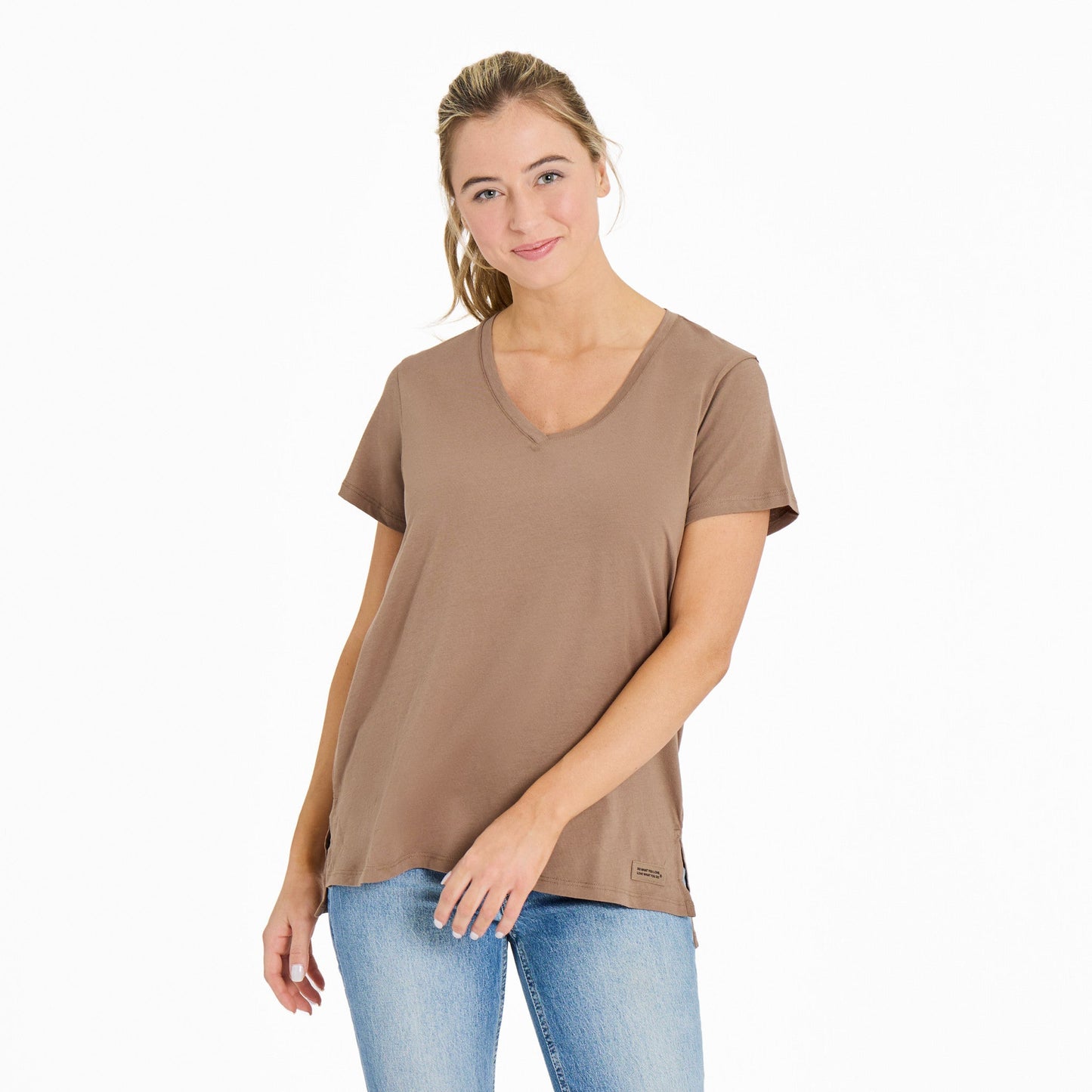 Women's Solid Crusher-LITE Vee Tunic