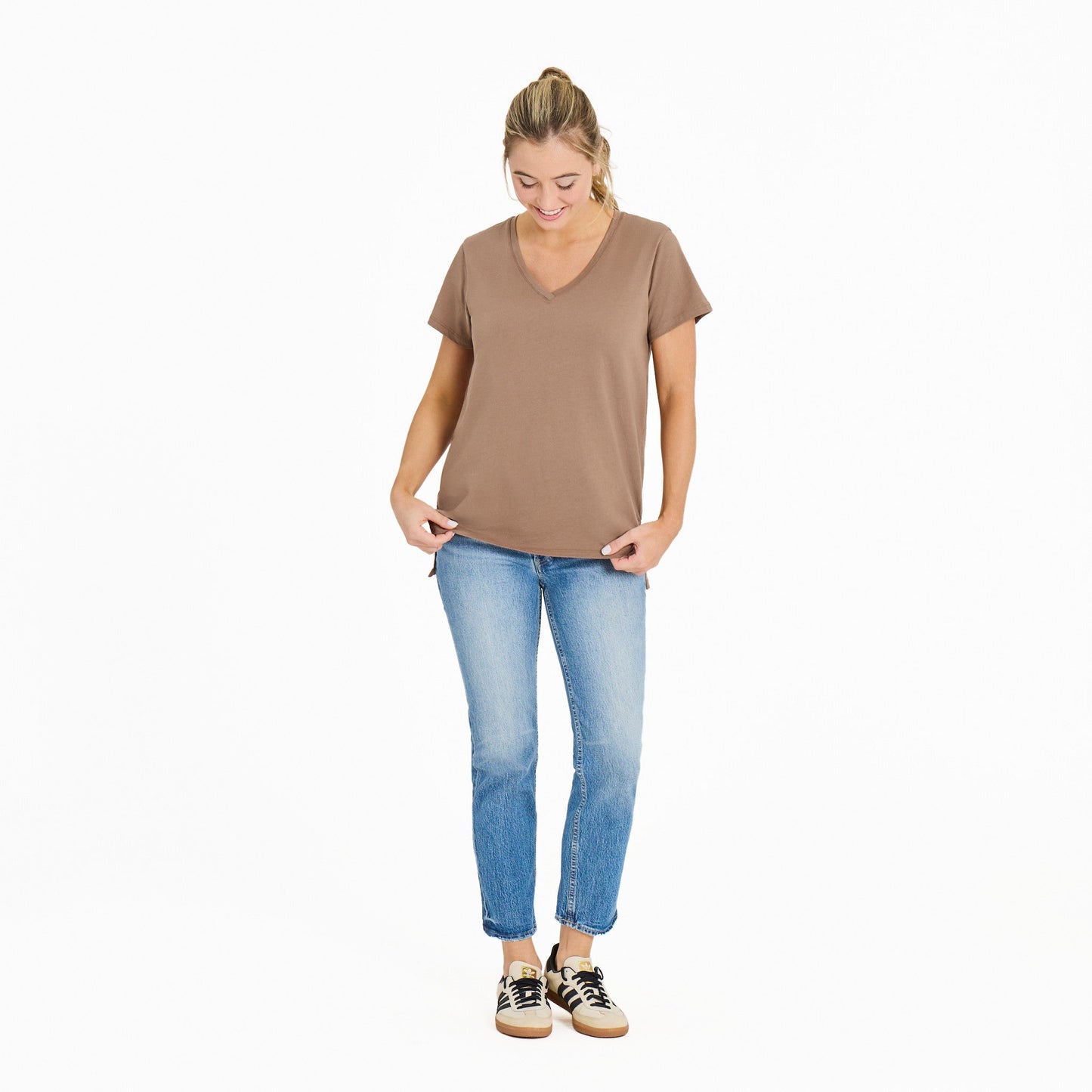 Women's Solid Crusher-LITE Vee Tunic