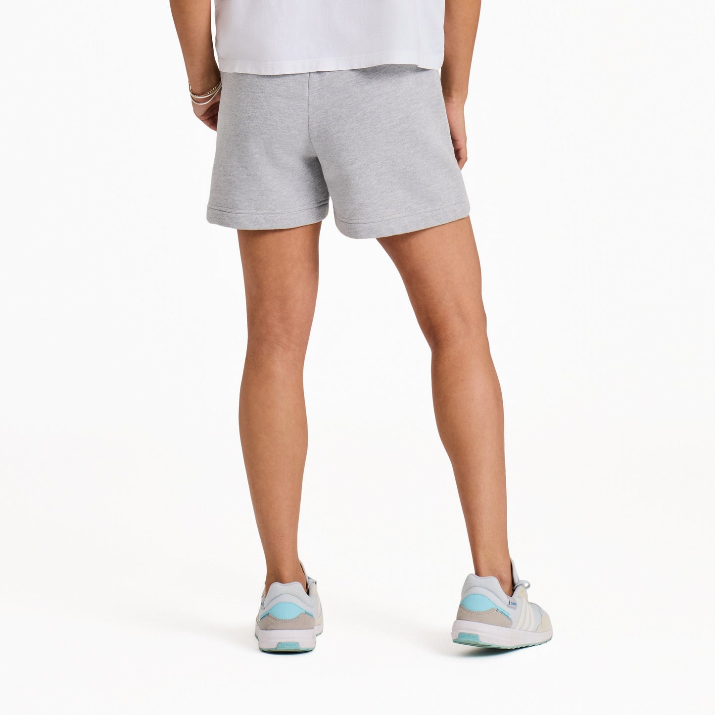 Women's Solid Good Vibes Fleece Shorts