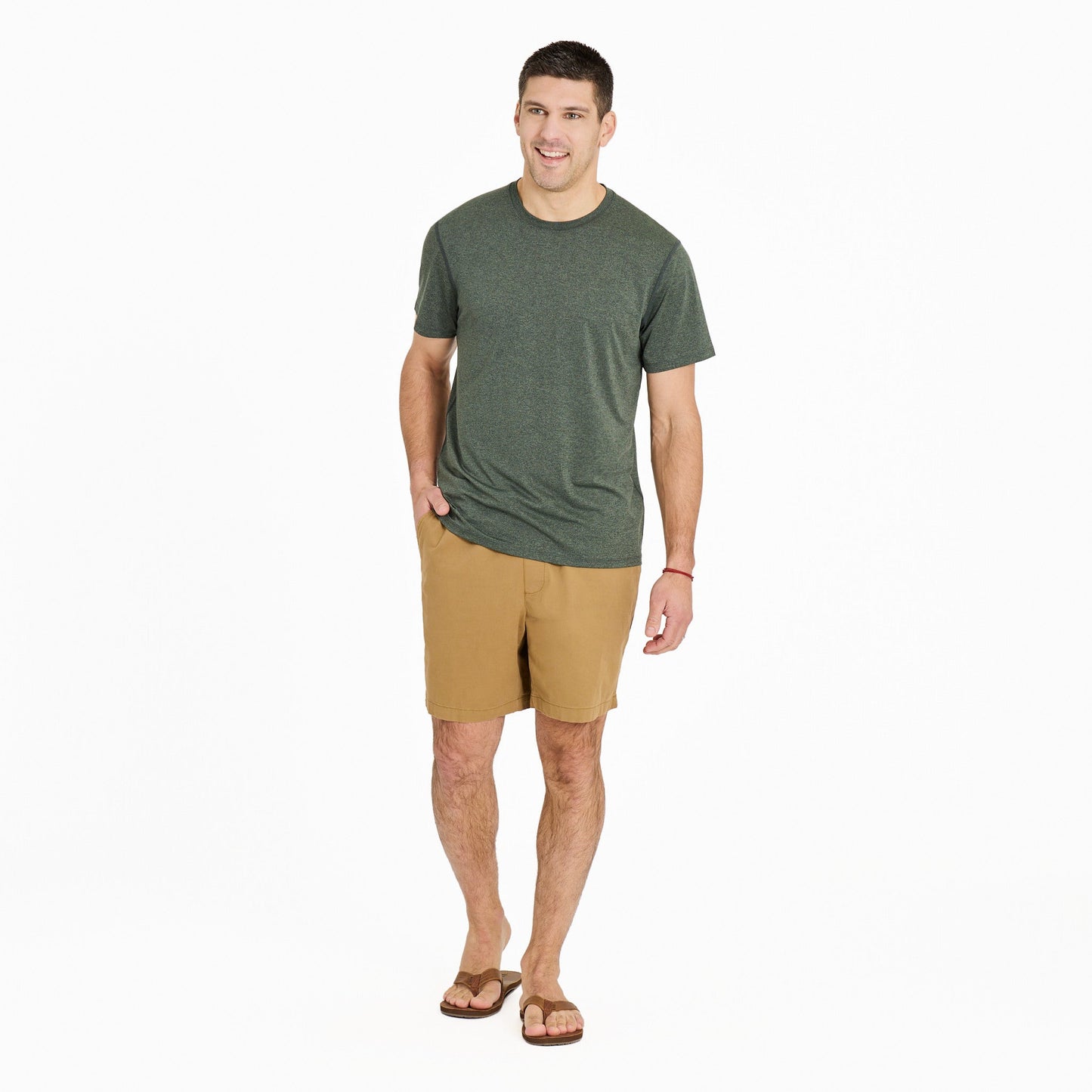 Men's Solid Short Sleeve Sun Crusher Tee