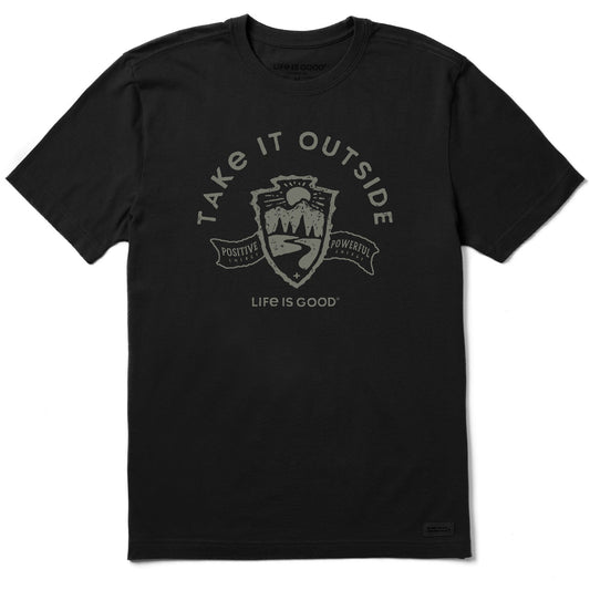 Men's Take it Outside Emblem Short Sleeve Tee