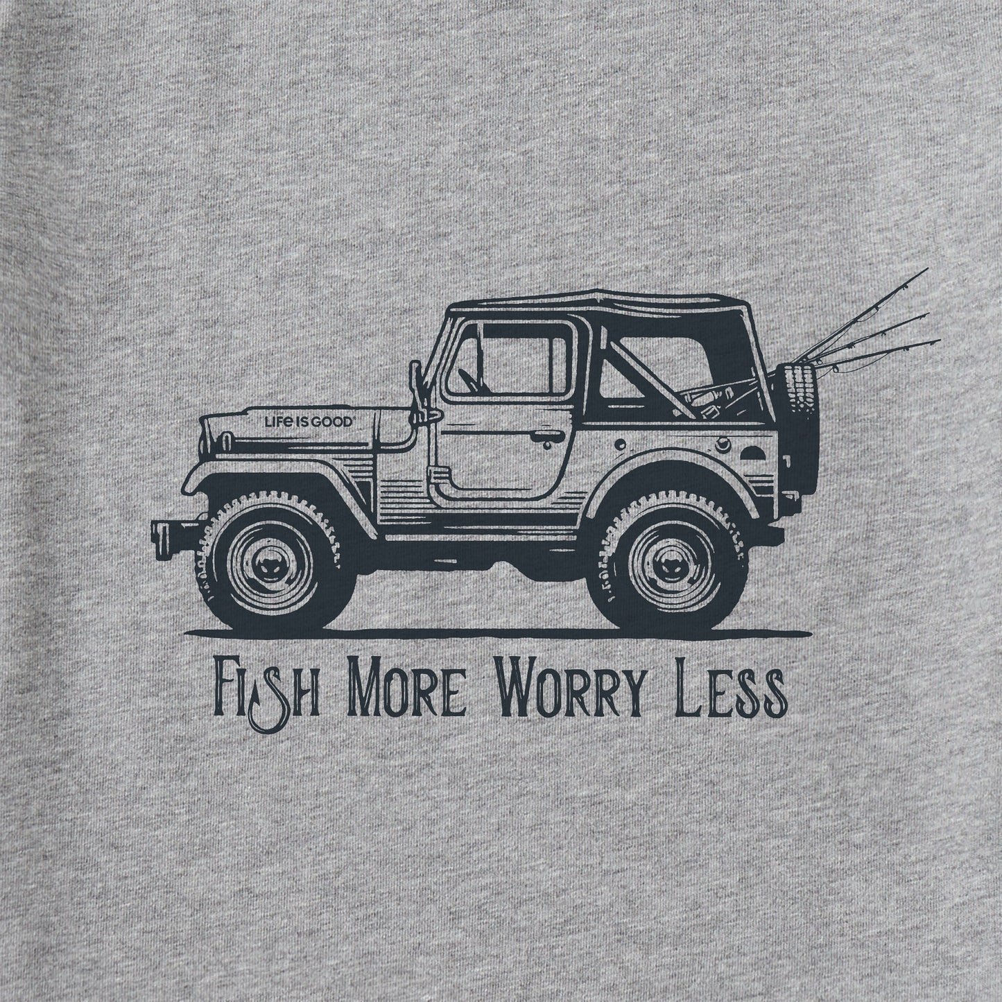 Men's Fish More ATV Short Sleeve Tee