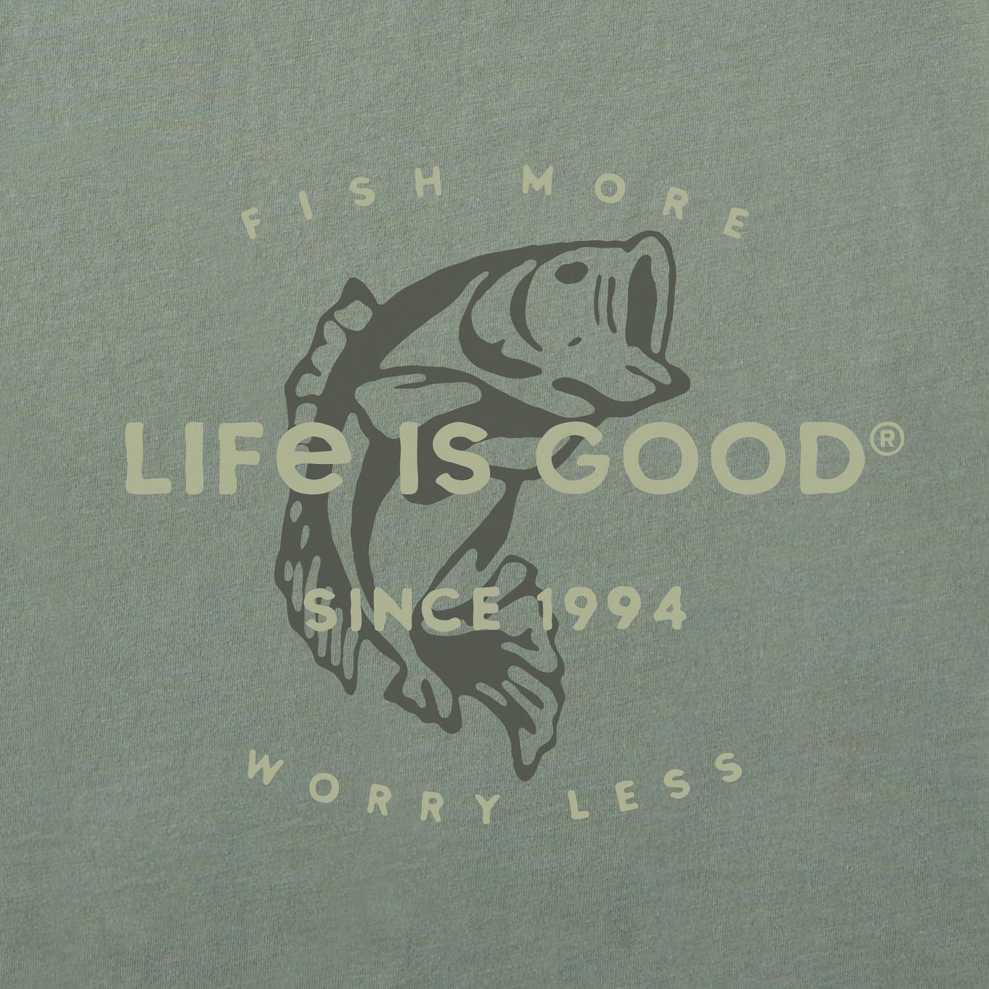 Men's Crafty Fish More Bass Short Sleeve Tee