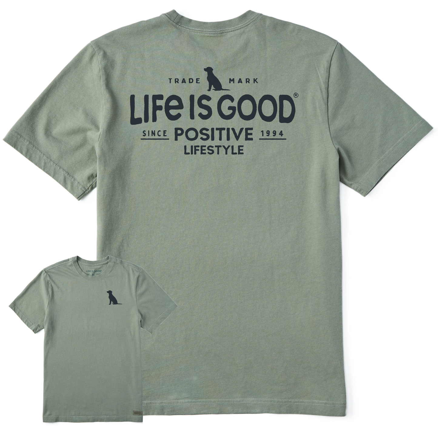 Men's Positive Lifestyle Dog Short Sleeve Tee