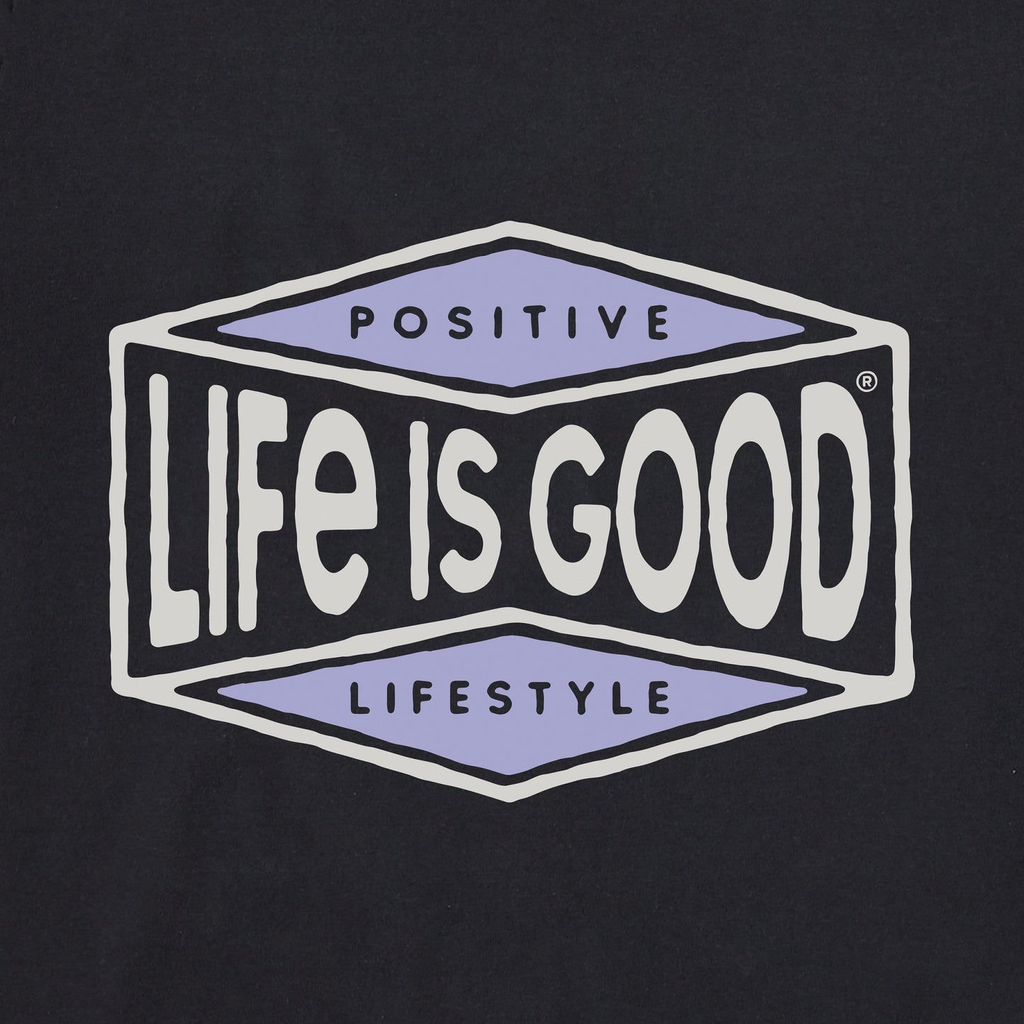 Women's Positive Lifestyle Hexagon Short Sleeve Tee