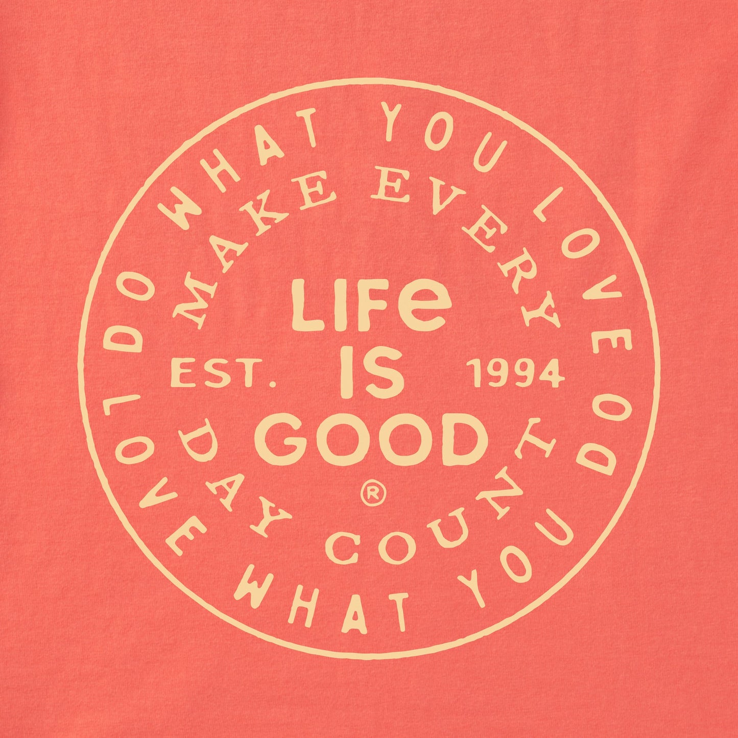 Women's DWYL Make Every Day Count Coin Short Sleeve Crusher Tee