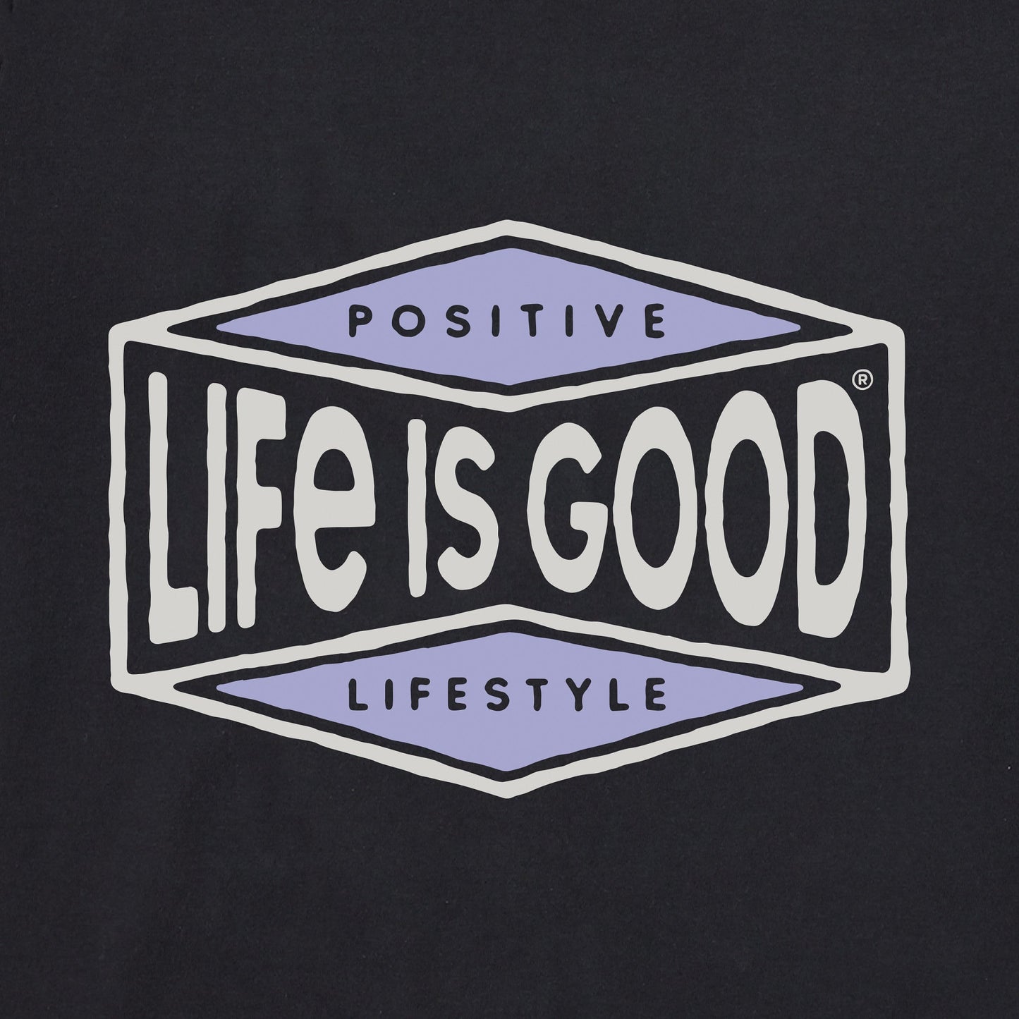 Women's Positive Lifestyle Hexagon Short Sleeve Tee