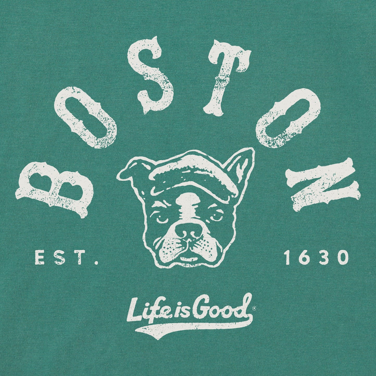 Women's Boston Dog Short Sleeve Crusher Boxy Tee