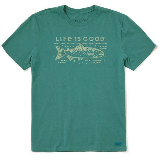 Men's Crafty Trout Short Sleeve Crusher Tee